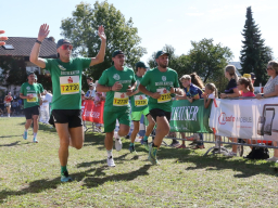 5 km Teamlauf Ziel